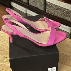 J crew Pink Slingback Heels